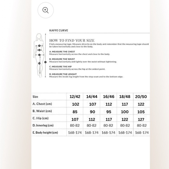 Kaffe Curve Plus Size KColly Red Floral midi Dress women size - Picture 7 of 15